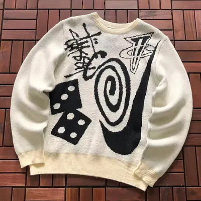 ￥~179 ST🔥S🔥Y & N🔥K🔥SWEATER 44121133 (im 180CM 68KG iwear size S in the photo)