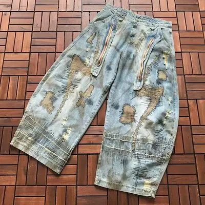 ￥~229 WE11DONE JEANS 44121124 (im 180CM 68KG iwear size XL in the photo)