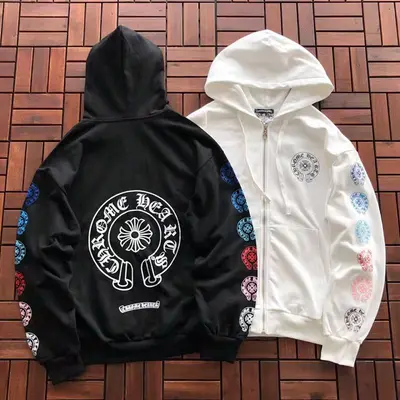 ¥~236 CH🔥OM🔥 HE🔥RTS HOODIE 44121214 (im 176CM 58KG iwear size S in the photo)