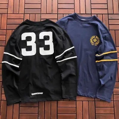 ¥~ 175 CH🔥OM🔥 HE🔥RTS LONG-SLEEVE 44121213 (im 176CM 58KG iwear size S in the photo)