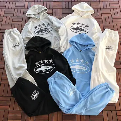 TOP￥~139 PANTS￥~129 C🔥RT🔥🔥Z HOODIE TROUSERS FLEECE 33121406