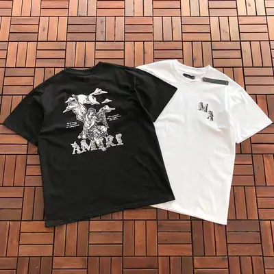 ¥~79 AMIRI T-SHIRT 33121663 (im 180CM 68KG iwear size M in the photo)