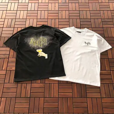 ¥~79 AMIRI T-SHIRT 33121650 (im 180CM 68KG iwear size M in the photo)