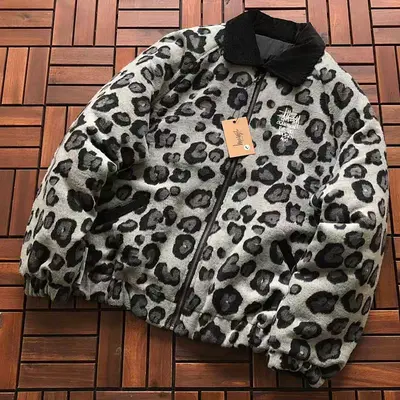 ¥~315 ST🔥S🔥Y COTTON JACKET FLEECE 44121602 (im 180CM 68KG iwear size L in the photo)