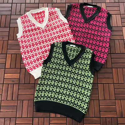 ￥~115 A🔥I SWEATER VEST 33121739 (im 180CM 68KG iwear size XL in the photo)