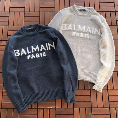 ￥~129 BALMAIN SWEATER 33121730 (im 180CM 68KG iwear size M in the photo)