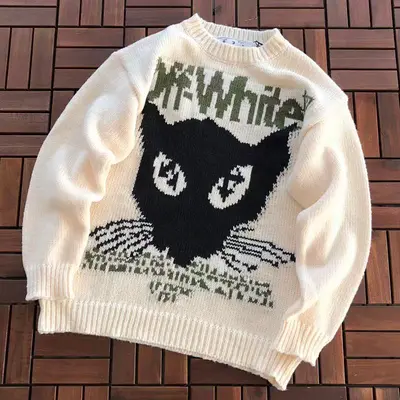 ￥~139 O🔥🔥-W🔥🔥TE SWEATER 33121747 (im 180CM 68KG iwear size S in the photo)