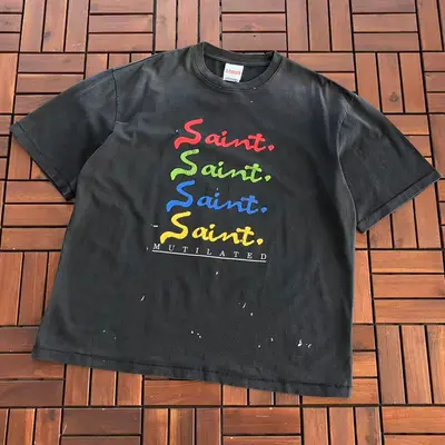 ￥~99 SAINT MICHAEL T-SHIRT 33121745 (im 180CM 68KG iwear size M in the photo)