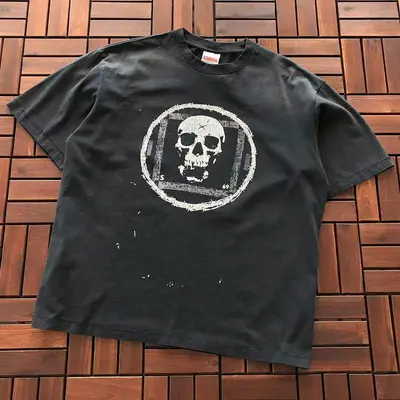 ￥~99 SAINT MICHAEL T-SHIRT 33121707 (im 180CM 68KG iwear size M in the photo)