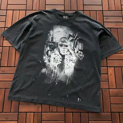 ￥~99 SAINT MICHAEL T-SHIRT 33121706 (im 180CM 68KG iwear size M in the photo)
