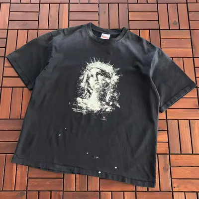 ￥~99 SAINT MICHAEL T-SHIRT 33121743 (im 180CM 68KG iwear size M in the photo)