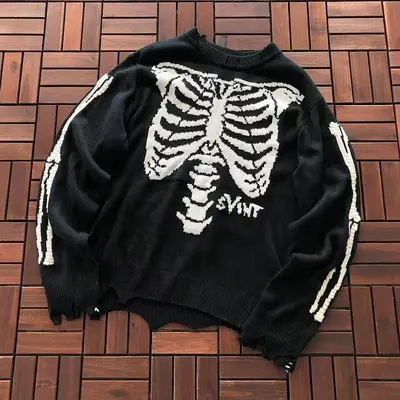 ￥~175 SAINT MICHAEL & VLONE SWEATER 33121704 (im 180CM 68KG iwear size M in the photo)
