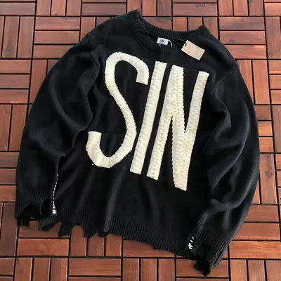 ￥~175 SAINT MICHAEL SWEATER 33121741 (im 180CM 68KG iwear size M in the photo)