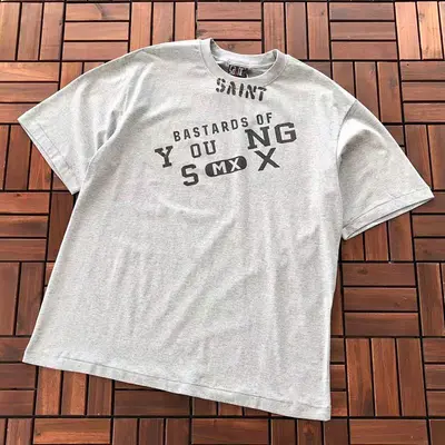 ¥~86 SAINT MICHAEL T-SHIRT 33121852 (im 180CM 68KG iwear size M in the photo)