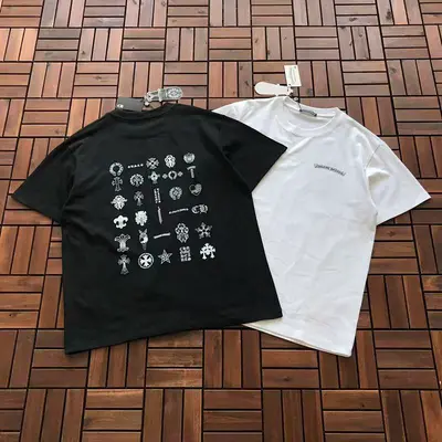 ¥~115 CH🔥OM🔥 HE🔥RTS T-SHIRT 11121823 (im 180CM 68KG iwear size M in the photo)
