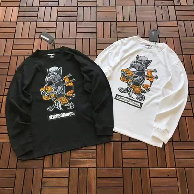 ¥~119 NEIGHBORHOOD LONG-SLEEVE 11121817 (im 180CM 68KG iwear size M in the photo)