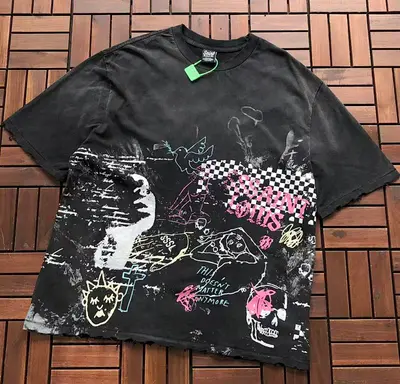 ￥~119 SAINT MICHAEL T-SHIRT 11122228 (im 180CM 68KG iwear size M in the photo)