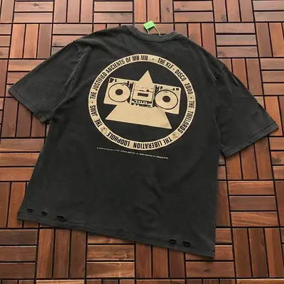 ￥~115 SAINT MICHAEL T-SHIRT 11122217 (im 180CM 68KG iwear size M in the photo)