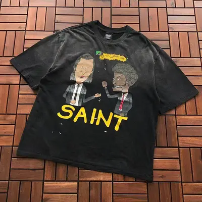 ￥~119 SAINT MICHAEL T-SHIRT 11122215 (im 180CM 68KG iwear size M in the photo)