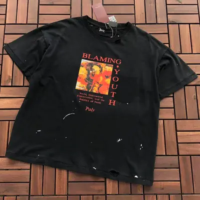 ￥~95 VINTAGE T-SHIRT 33122340 (im 185CM 80KG iwear size M in the photo)
