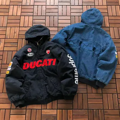 ¥~468 S🔥P🔥E🔥E & DUCATI COTTON JACKET 44122499 (im 180CM 68KG iwear size M in the photo)
