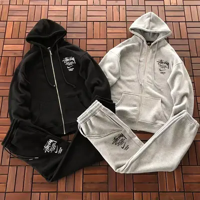 TOP ￥~ 129 PANTS ￥~115 N🔥K🔥 & ST🔥S🔥Y HOODIE TROUSRS FLEECE 33122415