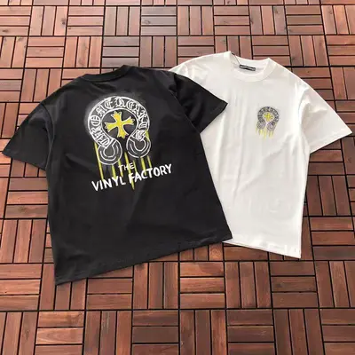 ￥~175 CH🔥OM🔥 HE🔥RTS T-SHIRT 22122423 (im 185CM 80KG iwear size L in the photo)