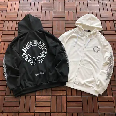 ¥~159 CH🔥OM🔥 HE🔥RTS HOODIE 33122884 (im 180CM 68KG iwear size M in the photo)