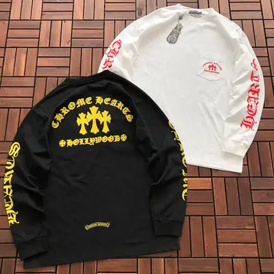 ¥~109 CH🔥OM🔥 HE🔥RTS LONG-SLEEVE 33122849 (im 180CM 68KG iwear size XL in the photo)