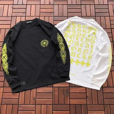 ¥~109 CH🔥OM🔥 HE🔥RTS LONG-SLEEVE 33122804 (im 180CM 68KG iwear size M in the photo)