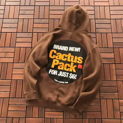 ¥~129 TRAVIS SCOTT & MCDONALD HOODIE FLEECE 33122947 (im 180CM 68KG iwear size M in the photo)