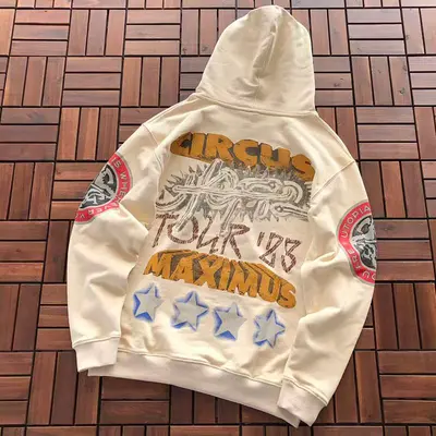 ￥~129 TRAVIS SCOTT HOODIE 33123004 (im 176CM 58KG iwear size M in the photo)