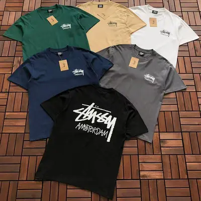 ￥~79 ST🔥S🔥Y T-SHIRT 11123002 (im 185CM 80KG iwear size M in the photo)