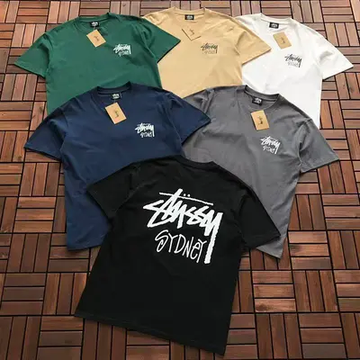 ￥~79 ST🔥S🔥Y T-SHIRT 11123001 (im 185CM 80KG iwear size M in the photo)
