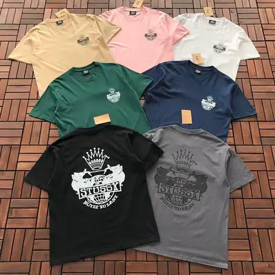 ￥~79 ST🔥S🔥Y T-SHIRT 11123003 (im 185CM 80KG iwear size M in the photo)