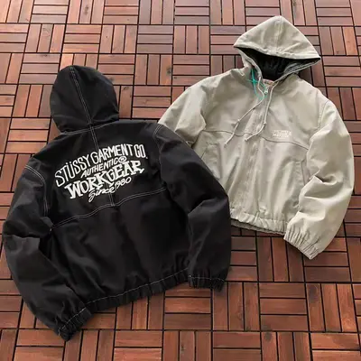 ￥379 ST🔥S🔥Y COTTON JACKET 44123107 (im 170CM 60KG iwear size M in the photo)