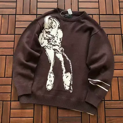 ¥ 179 E.R.D SWEATER 55010313 (im 185CM 70KG iwear size S in the photo)