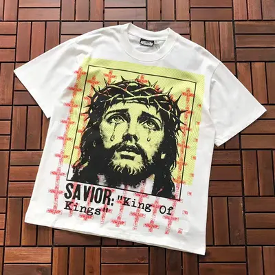 ¥~95 HELLSTAR T-SHIRT 55010508 (im 176CM 58KG iwear size S in the photo)