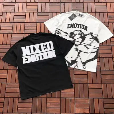 ￥~85 M🔥🔥ED E🔥🔥TI🔥N T-SHIRT 77010647 (im 180CM 68KG iwear size M in the photo)