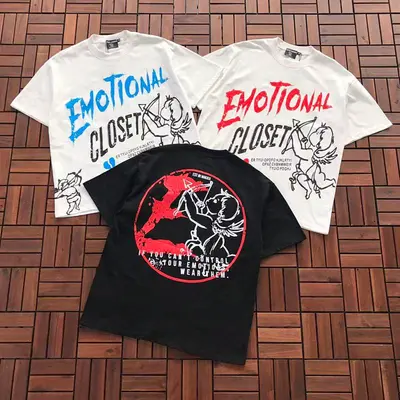 ￥~85 M🔥🔥ED E🔥🔥TI🔥N T-SHIRT 77010628 (im 176CM 58KG iwear size M in the photo)