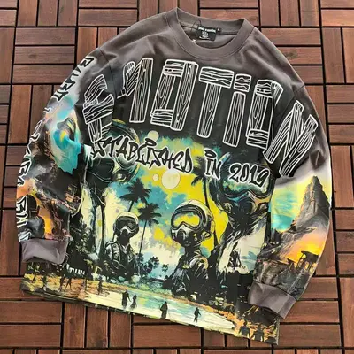 ￥~99 M🔥🔥ED E🔥🔥TI🔥N LONG-SLEEVE 77010699 (im 185CM 80KG iwear size M in the photo)