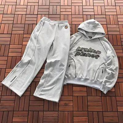 TOP￥~ 175 PANTS￥~ 135 BROKEN PLANET HOODIE TROUSERS FLEECE 77010620