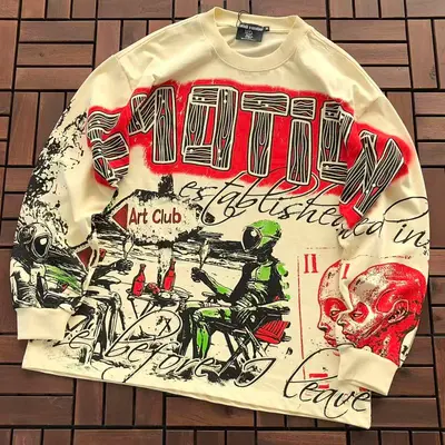 ￥~99 M🔥🔥ED E🔥🔥TI🔥N LONG-SLEEVE 77010618 (im 185CM 80KG iwear size M in the photo)