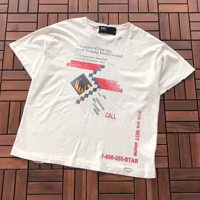 ￥~95 VINTAGE T-SHIRT 77010612 (im 180CM 68KG iwear size M in the photo)