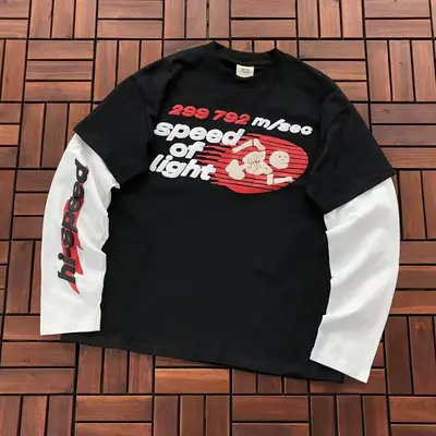 ￥~109 BROKEN PLANET LONG-SLEEVE 77010867 (im 176CM 58KG iwear size S in the photo)