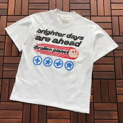 ￥~85 BROKEN PLANET T-SHIRT 77010860 (im 176CM 58KG iwear size S in the photo)
