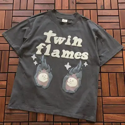 ￥~85 BROKEN PLANET T-SHIRT 77010906 (im 180CM 68KG iwear size S in the photo)