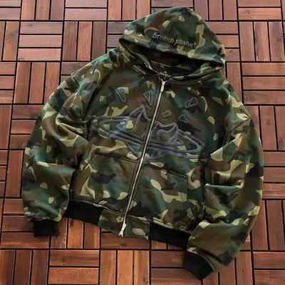¥~199 BROKEN PLANET HOODIE FLEECE 77010877 (im 176CM 58KG iwear size S in the photo)