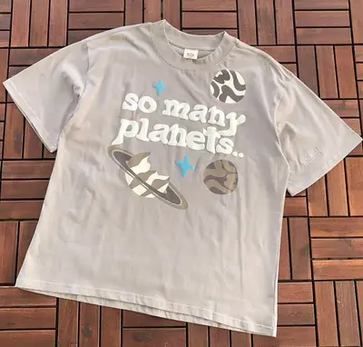 ¥~85 BROKEN PLANET T-SHIRT 77010839 (im 180CM 68KG iwear size M in the photo)