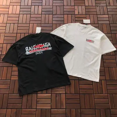￥~79 B🔥L🔥🔥🔥IA🔥A T-SHIRT 55010912 (im 180CM 68KG iwear size M in the photo)